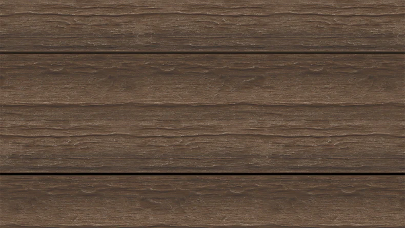 planeo ANTIKWoodline - Doghe per terrazza rivestite in WPC CoEx, doghe massicce - Ipe marrone 3 m - rustico/spazzolato liscio