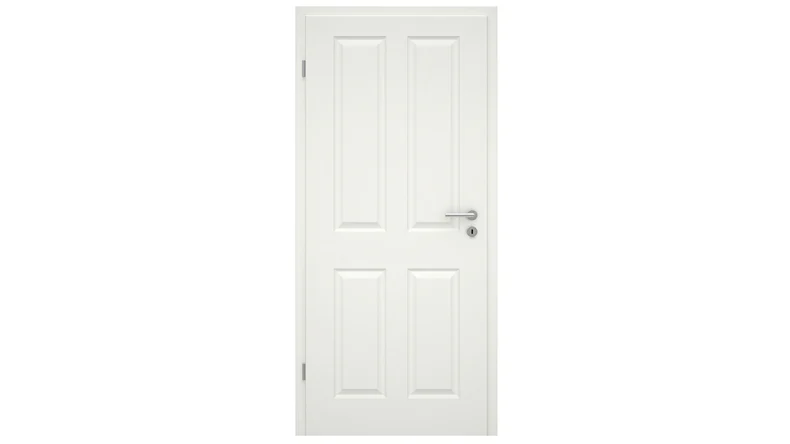 porta interna planeo country house VELA Casa 4F laccato bianco 9010 bordo tondo | laccato - 1985 x 610|735|860|985 mm