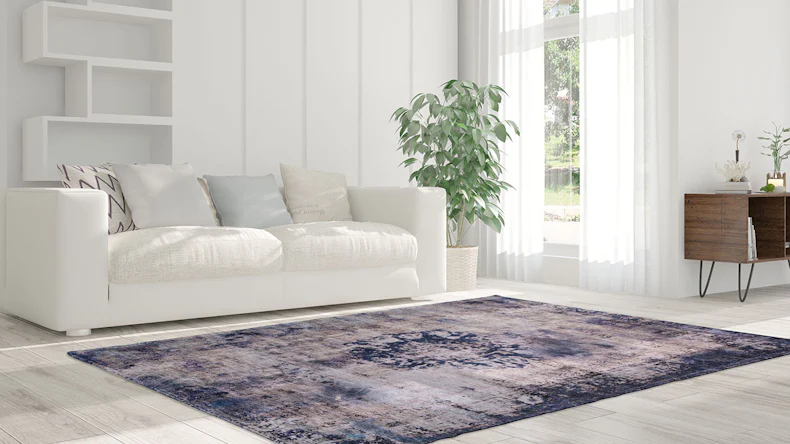 planeo Teppich - Vintage 8403 Blau 200 x 290 cm