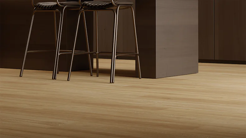 planeo Vinyle à clipser WPC - PUREtec MAX 50 EIR Chêne clair chaud | Isolation phonique intégrée (RP-A50-8)