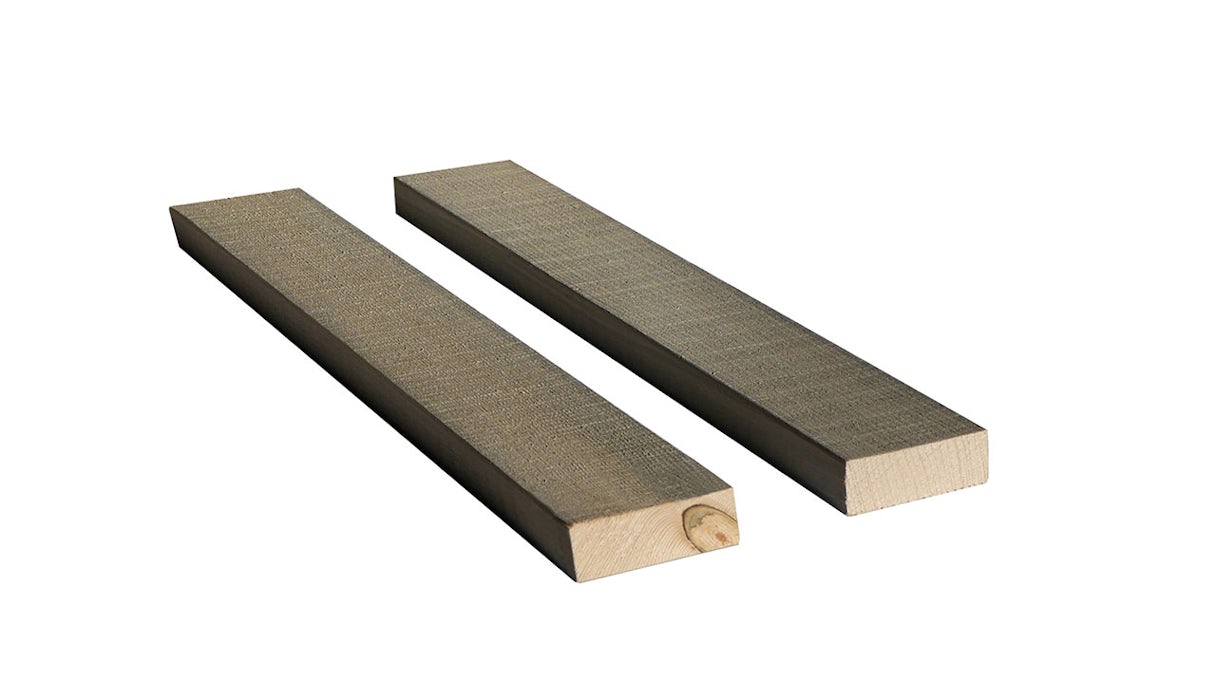 planeo Holzfassade Rhombusleiste Weißtanne Vorvergraut Basalt SV 5,0m 21x65 Keilgezinkt