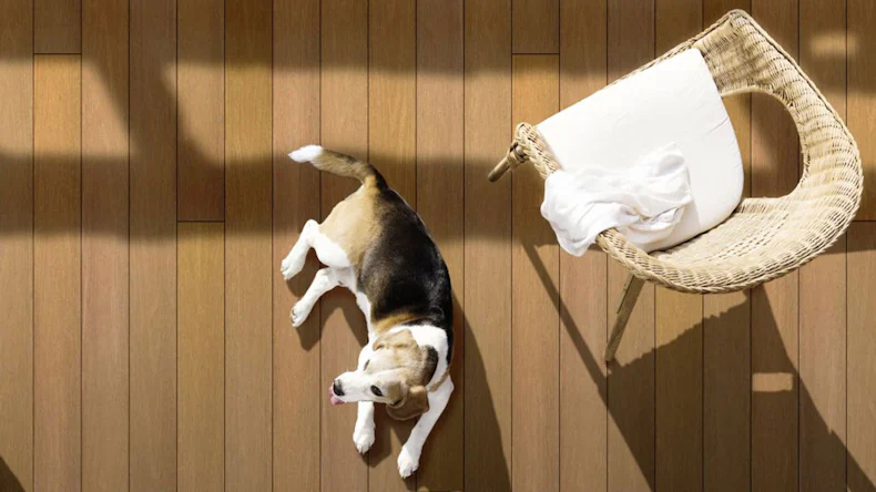 planeo TitanShield WPC - Massivdiele 3m Deserto - Holzstruktur