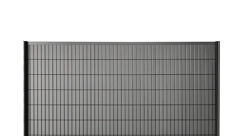 planeo WPC Streifen Set - Anthrazit L 250 x H 123 cm