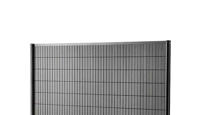 planeo WPC Streifen Set - Anthrazit L 250 x H 123 cm
