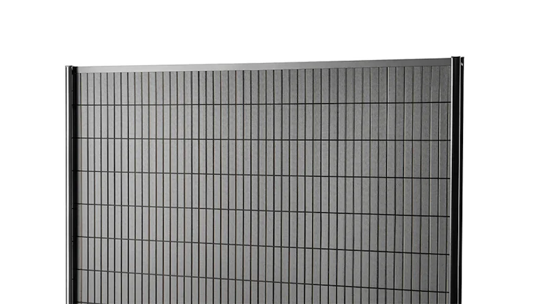 planeo WPC Streifen Set - Anthrazit L 250 x H 143 cm