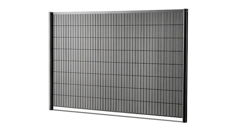 planeo WPC Streifen Set - Anthrazit L 250 x H 163 cm