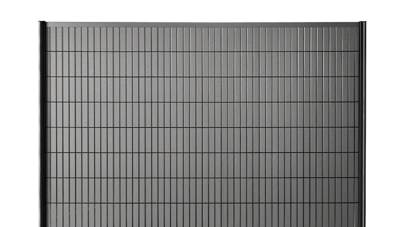 planeo WPC Streifen Set - Anthrazit L 250 x H 183 cm