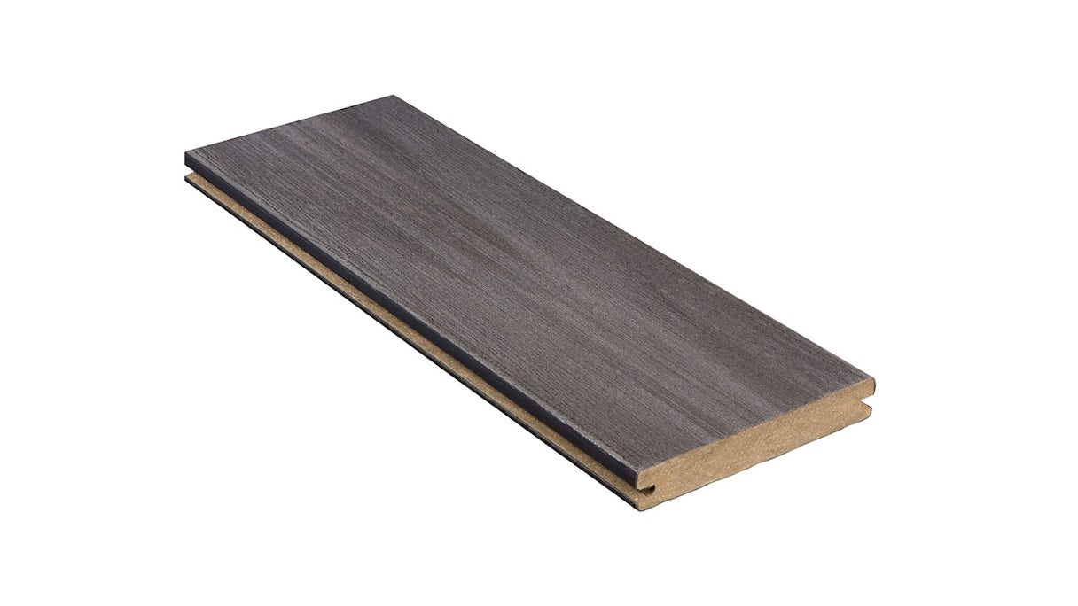 planeo WPC decking boards - Stabilo gravel textured brushed