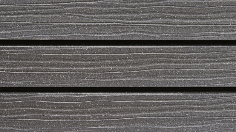 planeo Fassado - WPC Rhombusleiste Fassadenverkleidung Prime Lavagrau Small 4 m