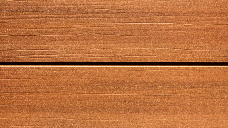 planeo Fassado - WPC Rhombusleiste Fassadenverkleidung Prime Bernsteinbraun XXL 6 m