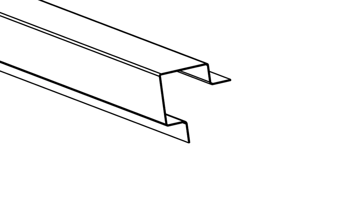 planeo Fassado - angle de façade en acier inoxydable (brossé, rectifié)