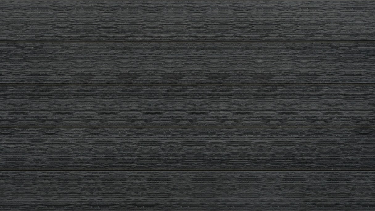 planeo WPC planche de terrasse solide PRIME gris foncé - structuré/brossé