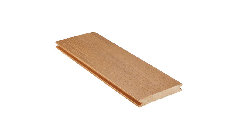 planeo WPC-Terrassendiele - Ambiento eichenbraun 6m leicht gebürstet/fein geriffelt