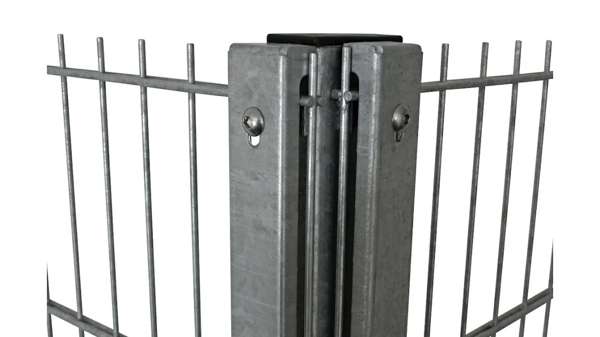 Paravento angolare tipo WSP zincato a caldo per recinzioni a doppia maglia - altezza recinzioni 1630 mm