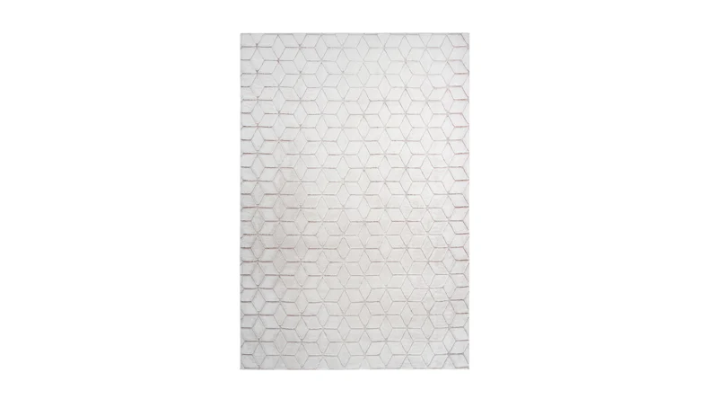 planeo Teppich - Vivica 125 Weiß / Rosé 160 x 230 cm