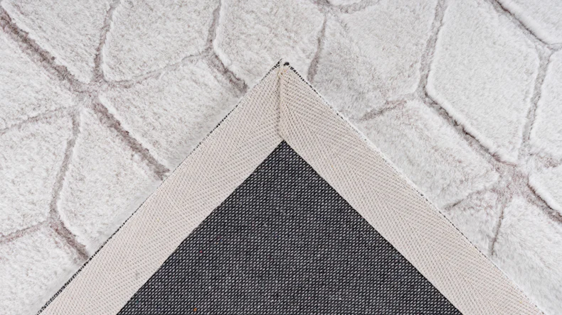 planeo Teppich - Vivica 125 Weiß / Rosé 160 x 230 cm