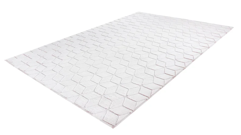 planeo Teppich - Vivica 125 Weiß / Rosé 160 x 230 cm