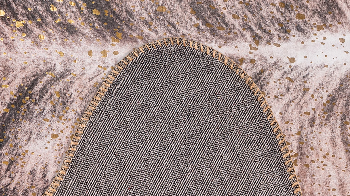 tapis de planéos - or occidental 225 / brun foncé 130 x 170 cm