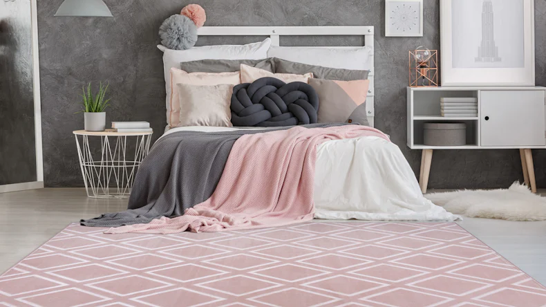 tappeto planeo - Monroe 300 rosa 80 x 300 cm