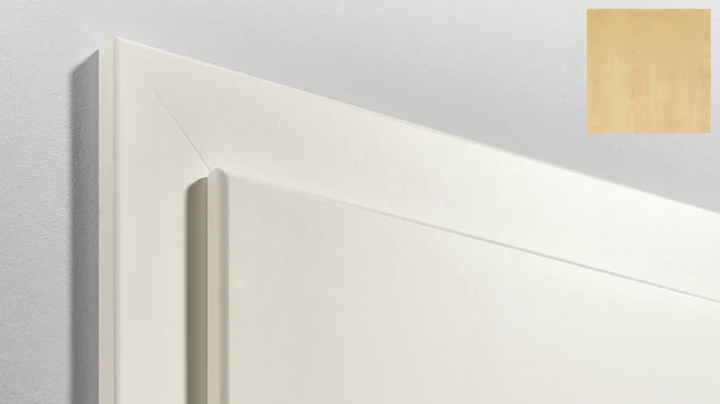 planeo Standard Zarge Rundkante - CPL Ahorn - 1985 x 610 x 140 mm DIN Links