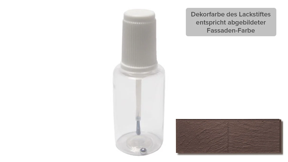 Zierer Lacquer Bottle with Brush Applicator - brown